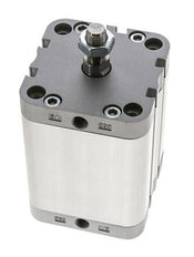 ISO 21287 Vérin Compact à Double Effet 63-60mm - Magnétique - Tige Filetée
