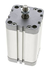 ISO 21287 Vérin Compact à Double Effet 63-80mm - Magnétique - Tige Filetée