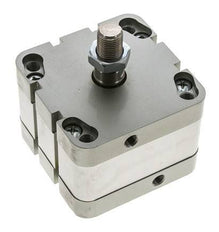 ISO 21287 Compact Double Acting Cylinder 80-15mm - Magnetic - Male Rod