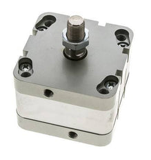 ISO 21287 Compact Double Acting Cylinder 80-15mm - Magnetic - Male Rod