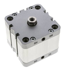ISO 21287 Vérin Compact à Double Effet 80-25mm - Magnétique