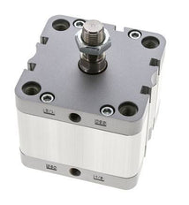 ISO 21287 Compact Double Acting Cylinder 80-25mm - Magnetic - Male Rod