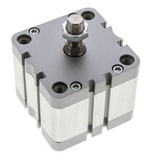 ISO 21287 Compact Double Acting Cylinder 80-25mm - Magnetic - Male Rod
