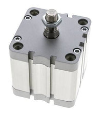 ISO 21287 Compact Double Acting Cylinder 80-40mm - Magnetic - Male Rod