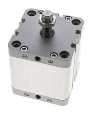 ISO 21287 Compact Double Acting Cylinder 80-50mm - Magnetic - Male Rod
