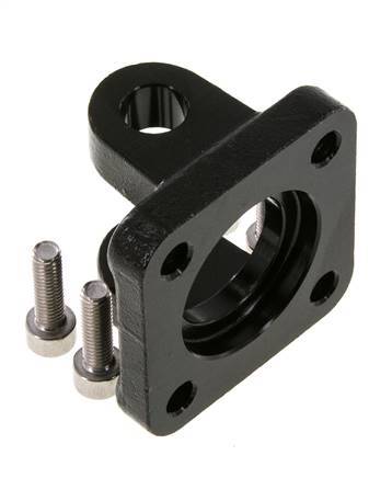 Chape femelle 40 mm ISO 15552 ISO 21287 Acier bruni
