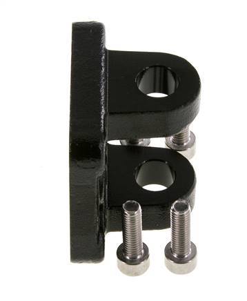 Chape femelle 40 mm ISO 15552 ISO 21287 Acier bruni