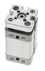 ISO 21287 Vérin Compact à Double Effet 20-20mm - Magnétique - Non Rotatif