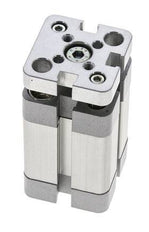 ISO 21287 Vérin Compact à Double Effet 20-20mm - Magnétique - Non Rotatif