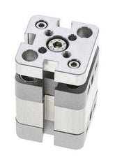 ISO 21287 Vérin Compact à Double Effet 20-5mm - Magnétique - Non Rotatif