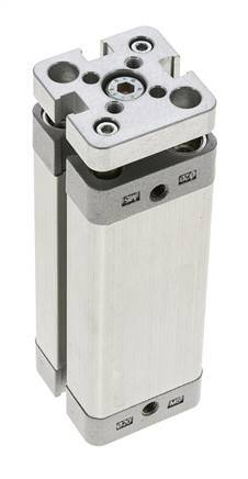 ISO 21287 Vérin Compact à Double Effet 20-60mm - Magnétique - Non Rotatif