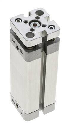 ISO 21287 Vérin Compact à Double Effet 20-60mm - Magnétique - Non Rotatif