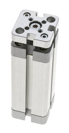 ISO 21287 Vérin Compact à Double Effet 20-60mm - Magnétique - Non Rotatif