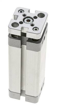 ISO 21287 Vérin Compact à Double Effet 20-60mm - Magnétique - Non Rotatif