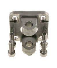Chape femelle 50 mm ISO 15552 ISO 21287 Acier inoxydable 316 (1.4401)