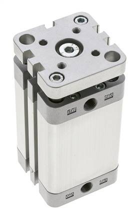 ISO 21287 Compact Double Acting Cylinder 40-50mm - Magnetic - Non-Rotating