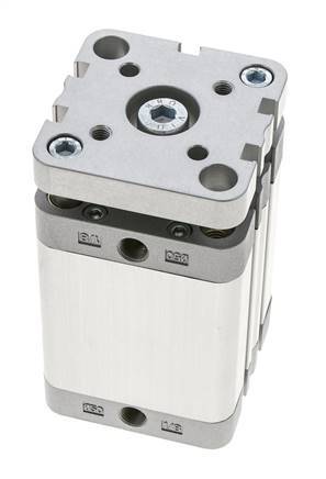 ISO 21287 Compact Double Acting Cylinder 50-50mm - Magnetic - Non-Rotating