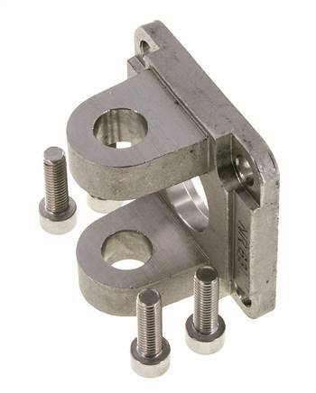 Chape femelle 63 mm ISO 15552 ISO 21287 Acier inoxydable 316 (1.4401)