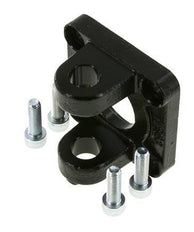 Chape femelle 63 mm ISO 15552 ISO 21287 Acier bruni