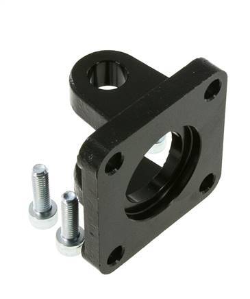 Chape femelle 63 mm ISO 15552 ISO 21287 Acier bruni