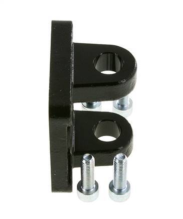 Chape femelle 63 mm ISO 15552 ISO 21287 Acier bruni