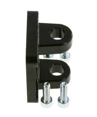 Chape femelle 63 mm ISO 15552 ISO 21287 Acier bruni