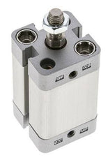 ISO 21287 Vérin Compact Simple Effet 20-25mm - Magnétique - Tige Filetée