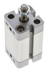 ISO 21287 Vérin Compact Simple Effet 20-25mm - Magnétique - Tige Filetée