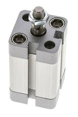 ISO 21287 Vérin Compact Simple Effet 20-25mm - Magnétique - Tige Filetée