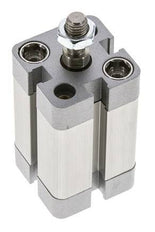 ISO 21287 Vérin Compact Simple Effet 20-25mm - Magnétique - Tige Filetée