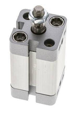 ISO 21287 Vérin Compact Simple Effet 20-25mm - Magnétique - Tige Filetée