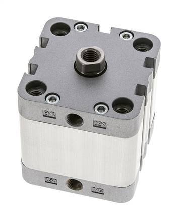 ISO 21287 Vérin Compact à Simple Effet 50-25mm - Magnétique