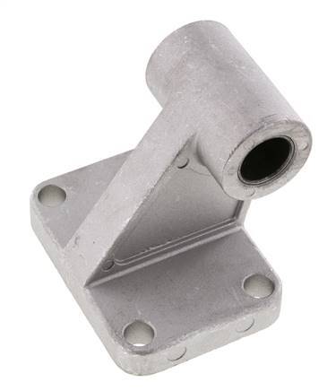 Chape mâle coudée à droite 100 mm ISO 15552 ISO 21287 Aluminium