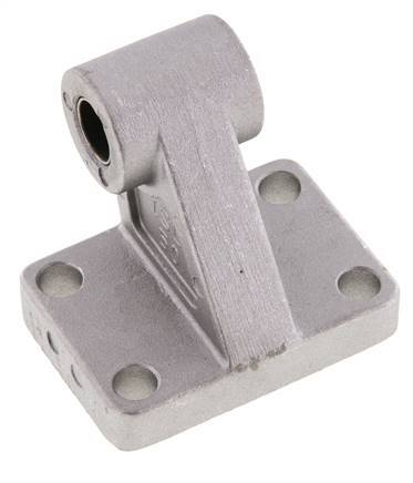 Chape mâle coudée à droite 50 mm ISO 15552 ISO 21287 Aluminium