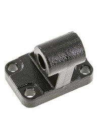 Chape mâle coudée à droite 50 mm ISO 15552 ISO 21287 Acier bruni