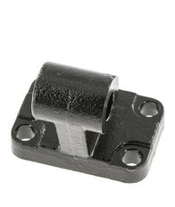 Chape mâle coudée à droite 50 mm ISO 15552 ISO 21287 Acier bruni