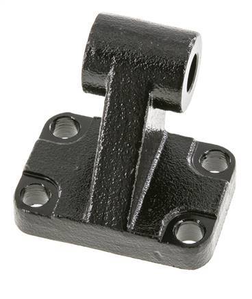 Chape mâle coudée à droite 50 mm ISO 15552 ISO 21287 Acier bruni