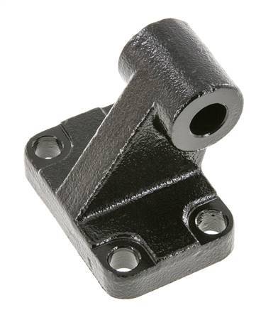 Chape mâle coudée à droite 50 mm ISO 15552 ISO 21287 Acier bruni