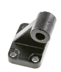 Chape mâle coudée à droite 50 mm ISO 15552 ISO 21287 Acier bruni