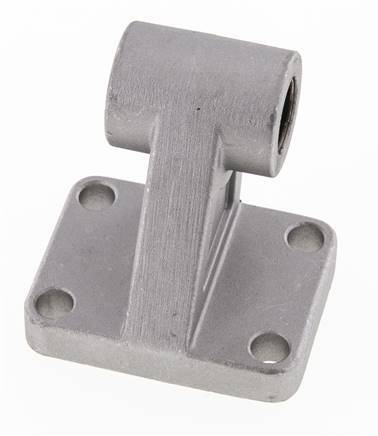 Chape mâle coudée à droite 63 mm ISO 15552 ISO 21287 Aluminium