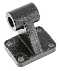 Chape mâle coudée à droite 63 mm ISO 15552 ISO 21287 Acier bruni