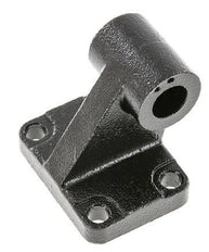 Chape mâle coudée à droite 63 mm ISO 15552 ISO 21287 Acier bruni