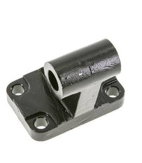 Chape mâle coudée à droite 80 mm ISO 15552 ISO 21287 Acier bruni