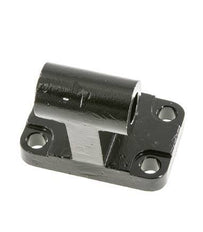 Chape mâle coudée à droite 80 mm ISO 15552 ISO 21287 Acier bruni