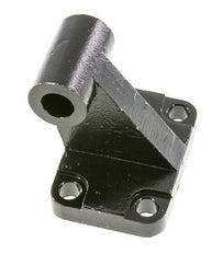 Chape mâle coudée à droite 80 mm ISO 15552 ISO 21287 Acier bruni