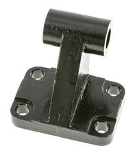 Chape mâle coudée à droite 80 mm ISO 15552 ISO 21287 Acier bruni