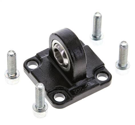Clevis Spherical Male 32 mm ISO 15552 ISO 21287 Burnished steel