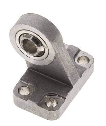 Chape sphérique mâle coudée à droite 32 mm ISO 15552 et 21287 Acier inoxydable 316 (1.4401)