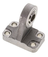 Chape sphérique mâle coudée à droite 32 mm ISO 15552 et 21287 Acier inoxydable 316 (1.4401)