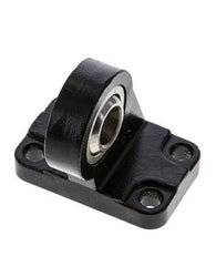 Chape sphérique mâle coudée à droite 40 mm Acier ISO 15552 et 21287